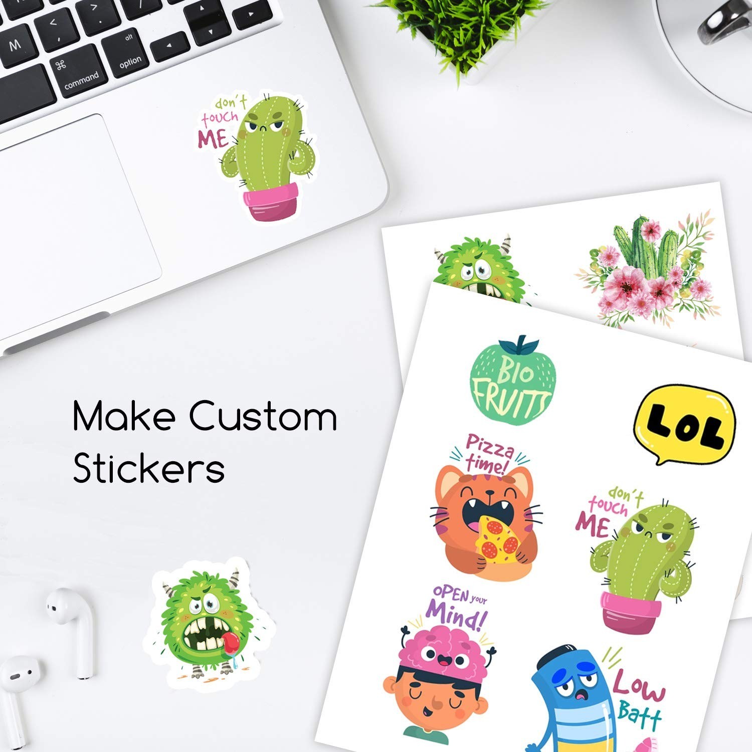 A-SUB 25 Sheets Vinyl Sticker Paper for Inkjet Printer – Glossy Printable Vin…