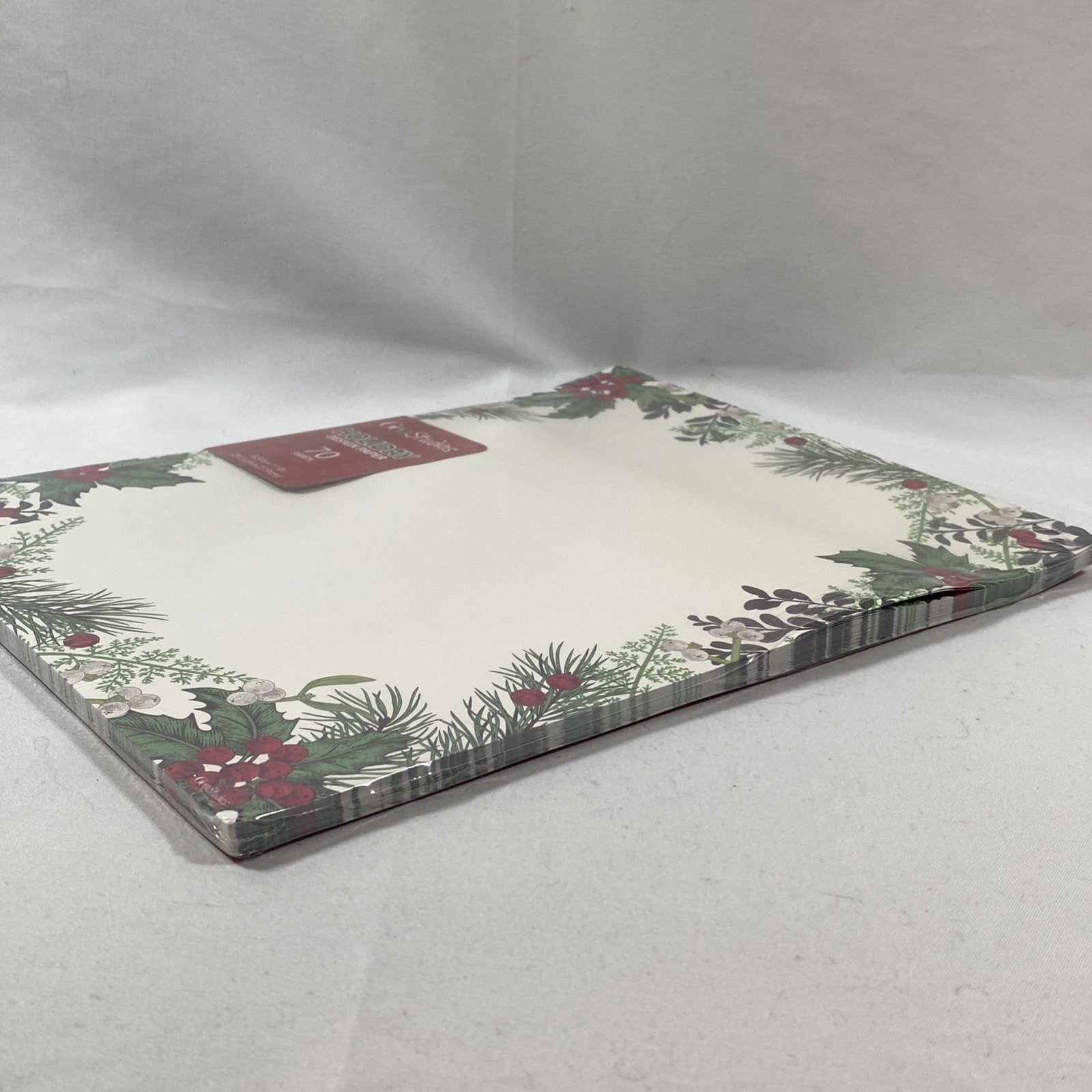 Geo Studios Holiday Christmas Printer Paper Letter 70 Sheets Vintage Holly