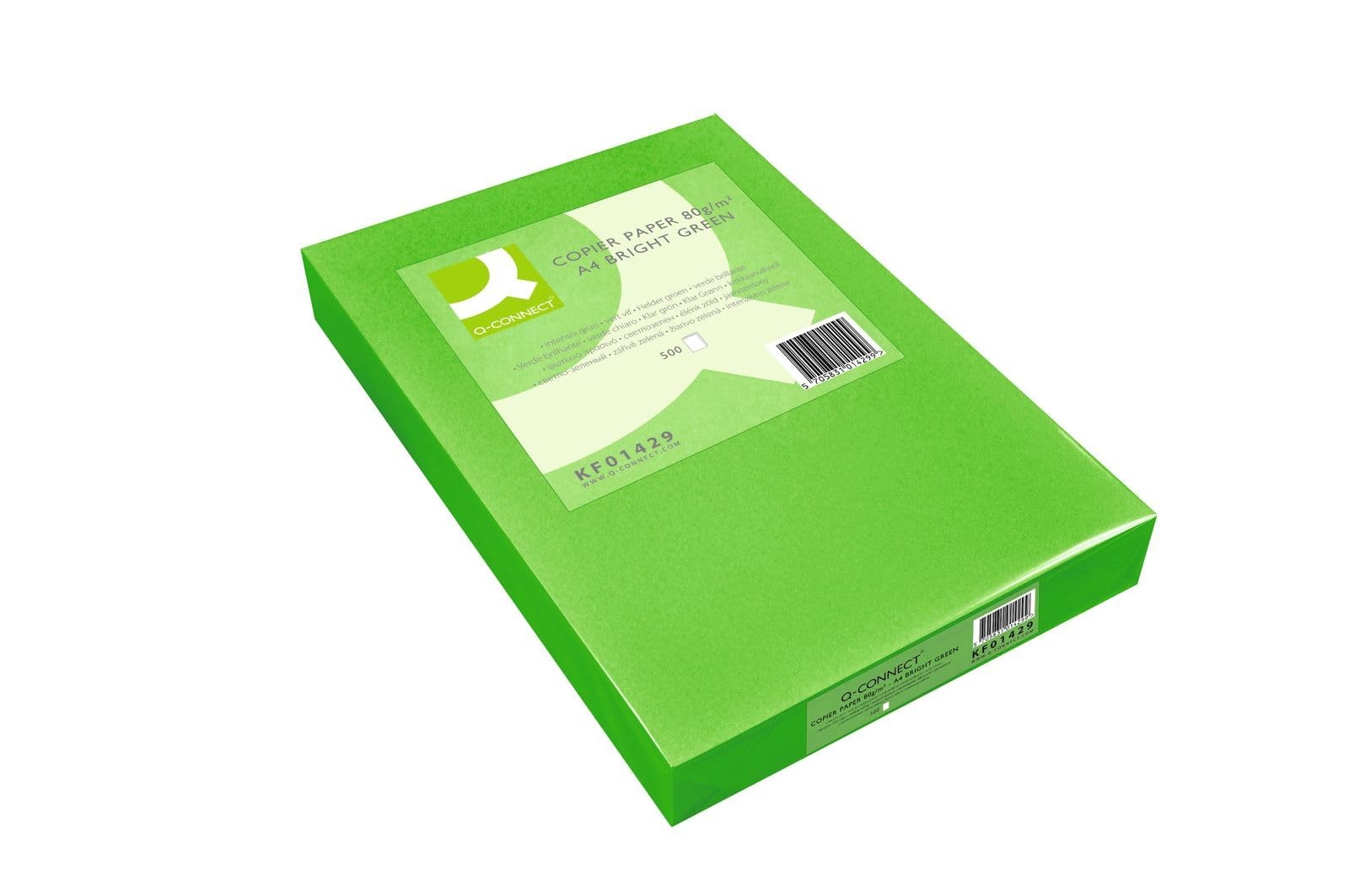 Copy Paper Multicoloured A4 80 GSM 1 Ream Bright Green