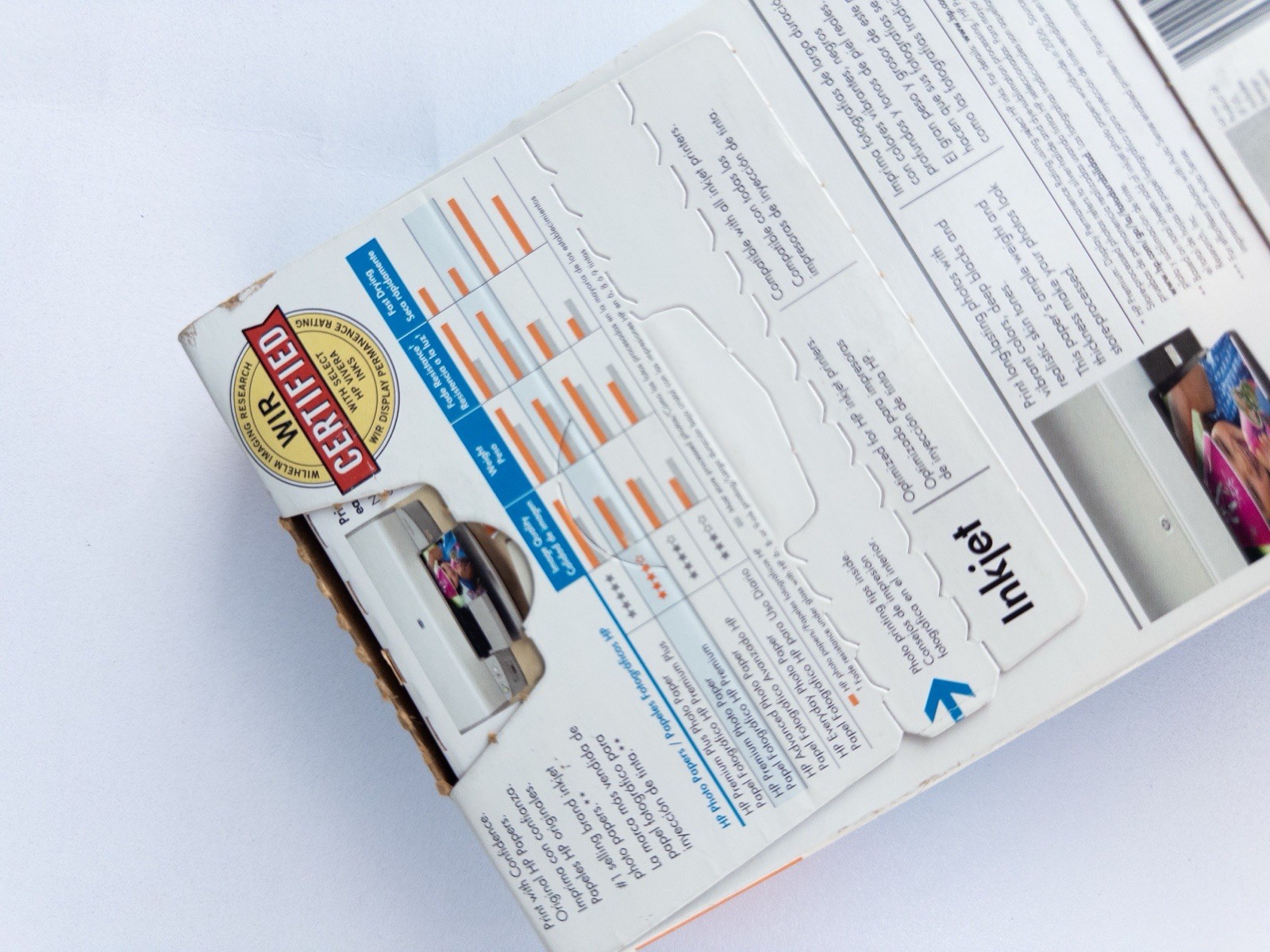 HP Premium Photo Glossy Borderless Inkjet Paper 4″ x 6″ (100 Sheets) 10 mil