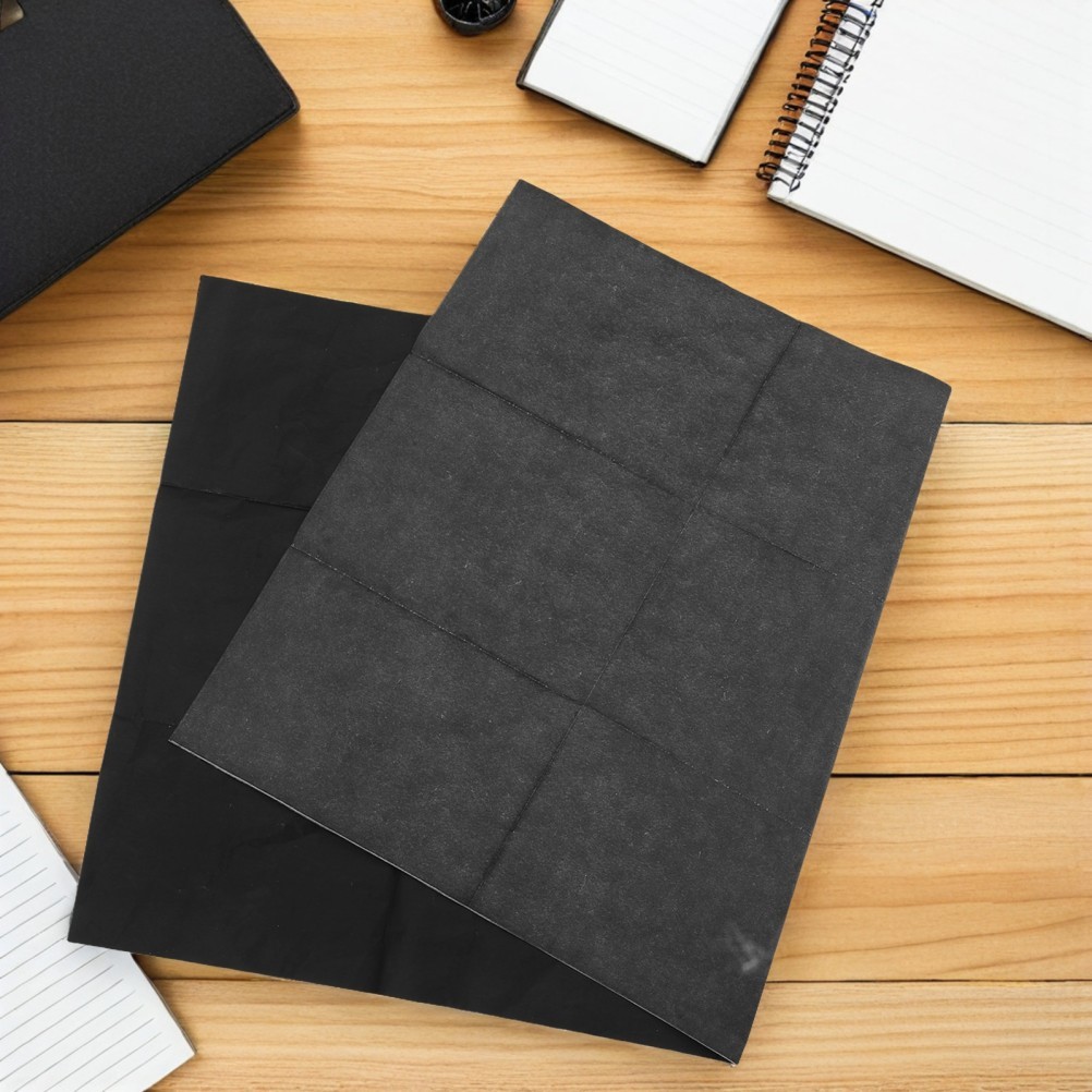 2 Pcs Black Carbon Paper Art Tracing Tool Graphite Copy Craft Transfer