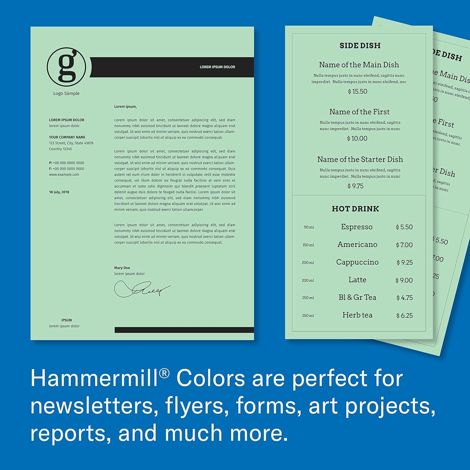 500 Sheets of 11 x 17 Green Colored Paper, 20 lb – Perfect for Creative Projects
