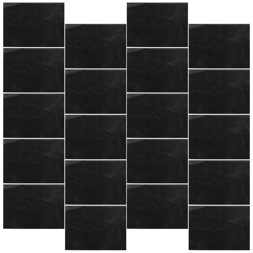 50Pcs Artist Grade Graphite Transfer Paper Reusable DIY Tracing Sheets Black