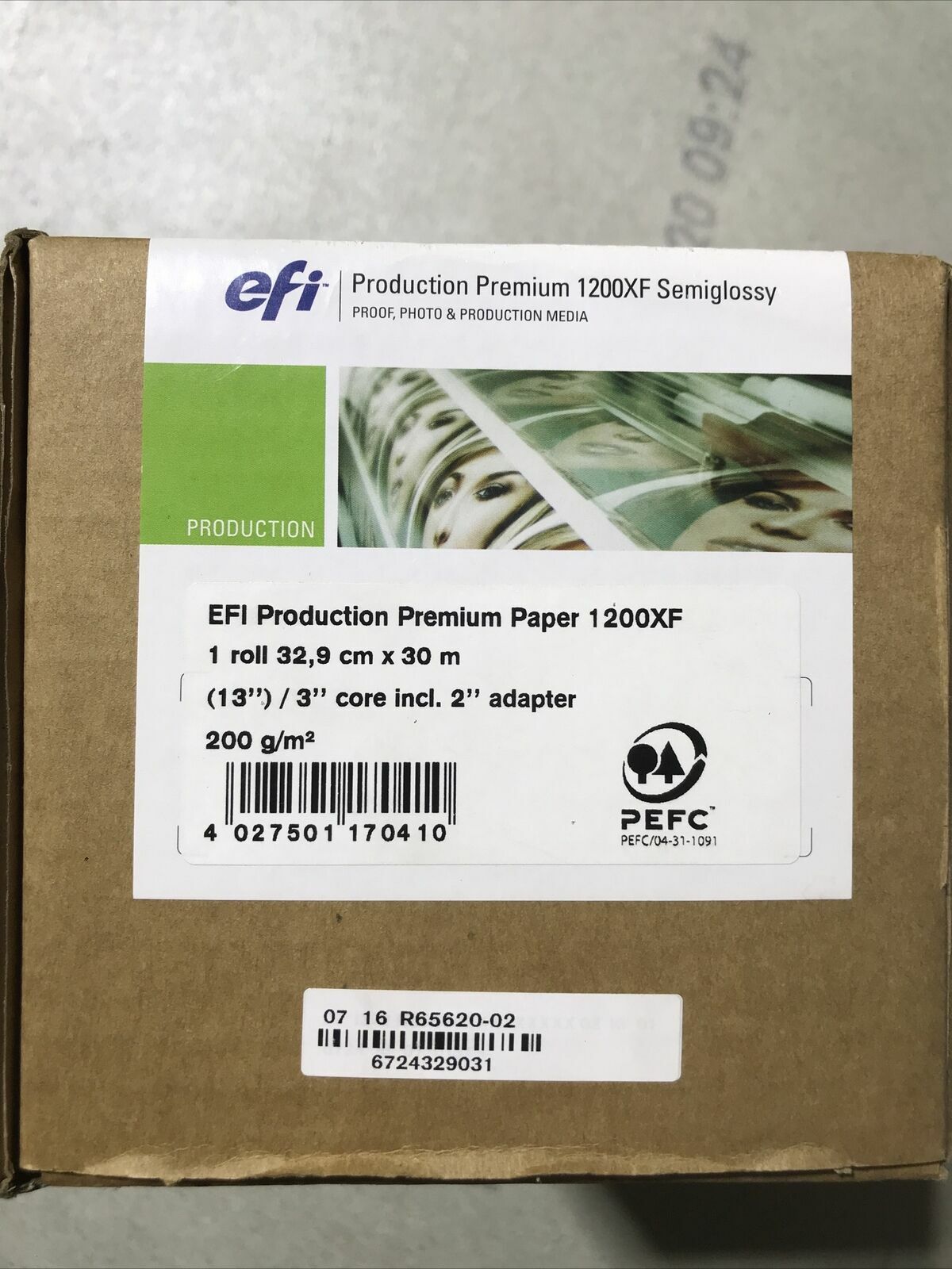 Efi Production Premium Paper/Paper 1200XF SemiGlossy, 32.9cm X 30m 200gsm