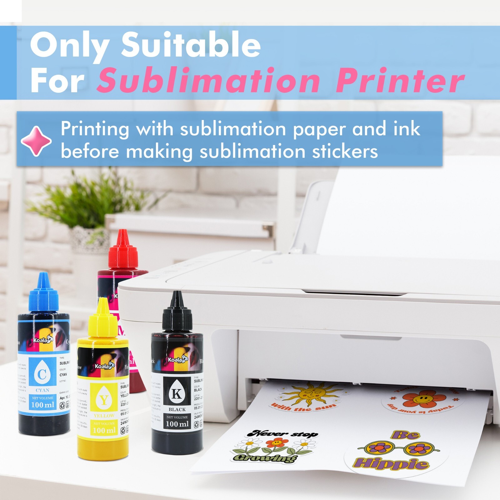 Lot 25-75 Koala Glossy White Sublimation Sticker Paper Waterproof Vinyl Sheets