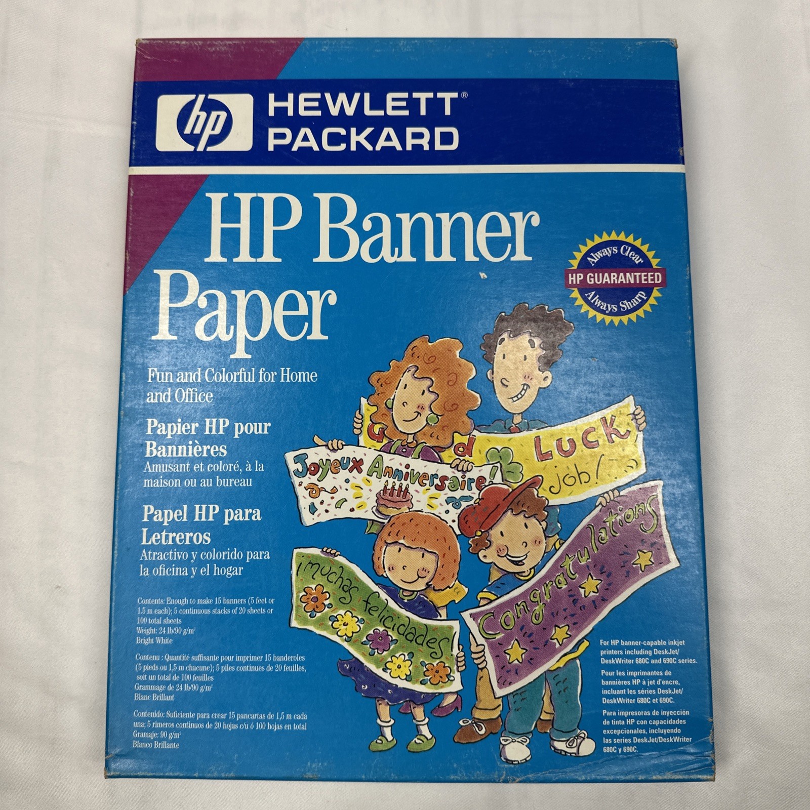 HP Banner Paper for Inkjet Printers – Make your own Banners NEW