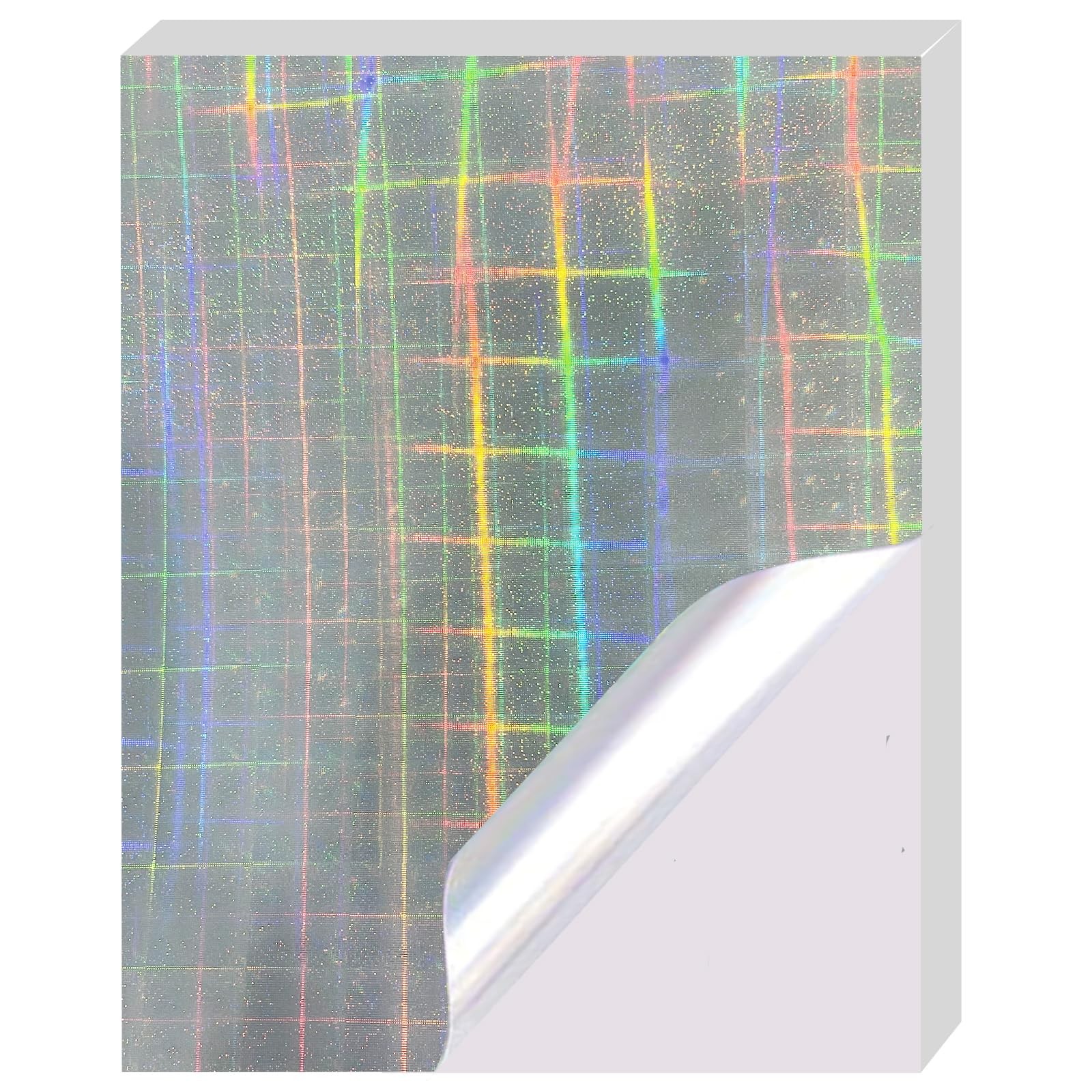 25 Sheets Holographic Sticker Paper for Inkjet&Laser Printer, Printable Vinyl…