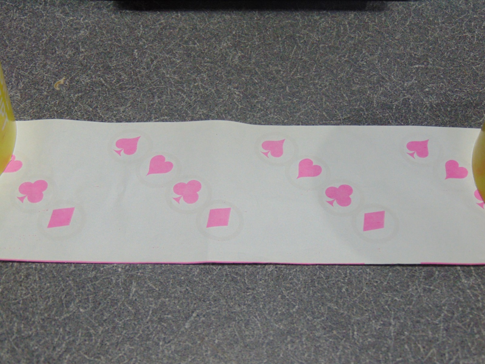 6 PACK of SUPER High Security YELLOW Thermal Printer Paper.