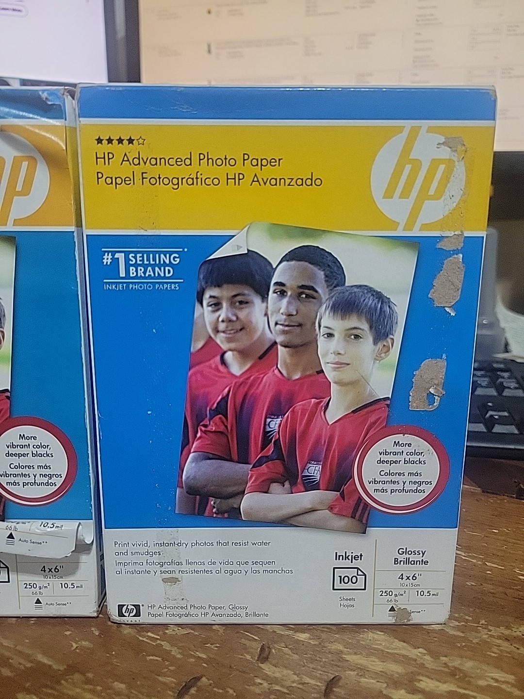 2 Packs HP Advanced Photo Paper 100 Sheet Inkjet Glossy 4”x6” PhotoPrinter Paper