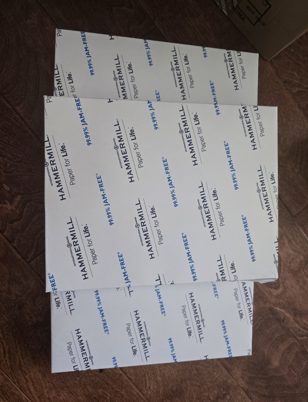 Hammermill Copy Paper 20 lb Letter 8.5 x 11 Smooth White 500 Sheets x3
