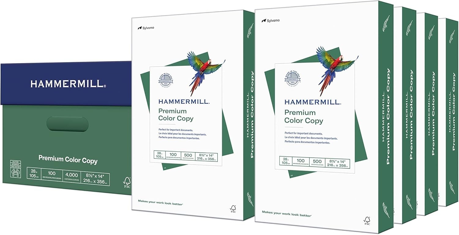 Professional Grade Color Copy Paper – 8 Ream Pack