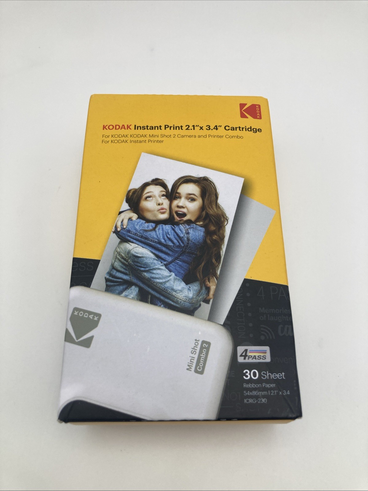 Kodak Cartridge 2.1 X 3.4 30 Sheets For Kodak Mini Shot 2 Series