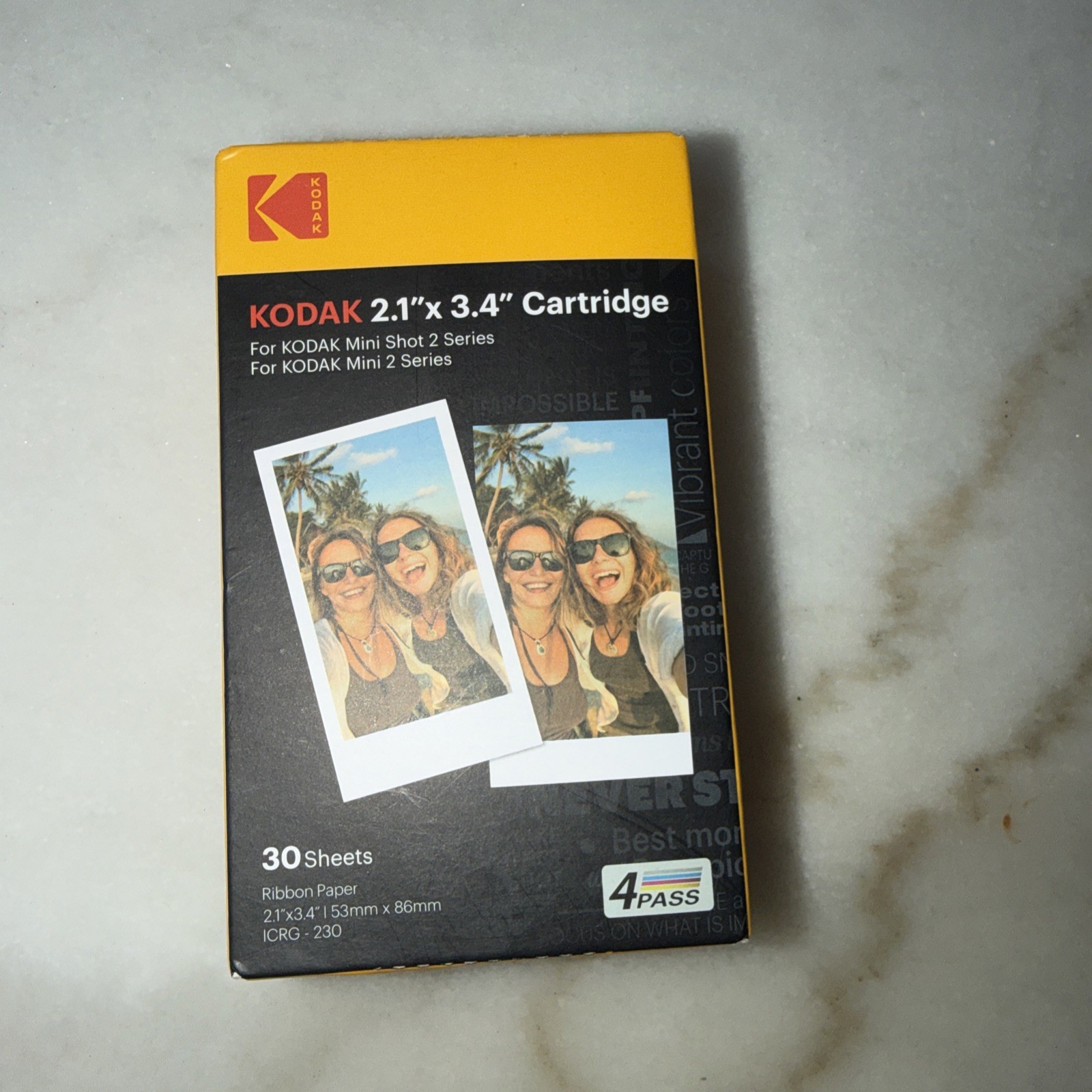 Kodak ICRG-230 Kodak Mini Shot 2 (2.1″x3.4″) & Laminate Process Cartridge
