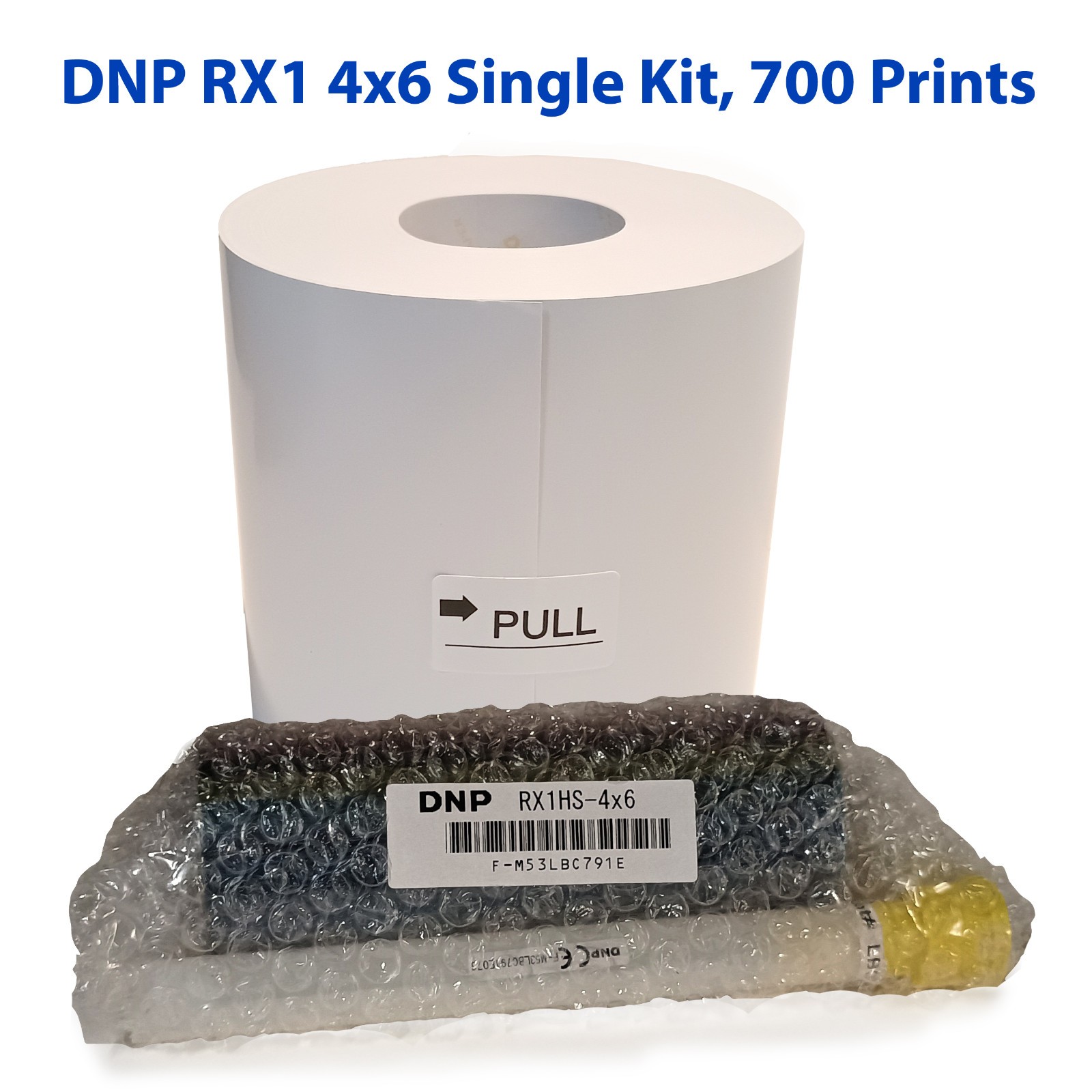DNP RX1HS 4×6 Media Print Kit for RX1HS, **SINGLE KIT* 1 paper & ink, 700 Prints
