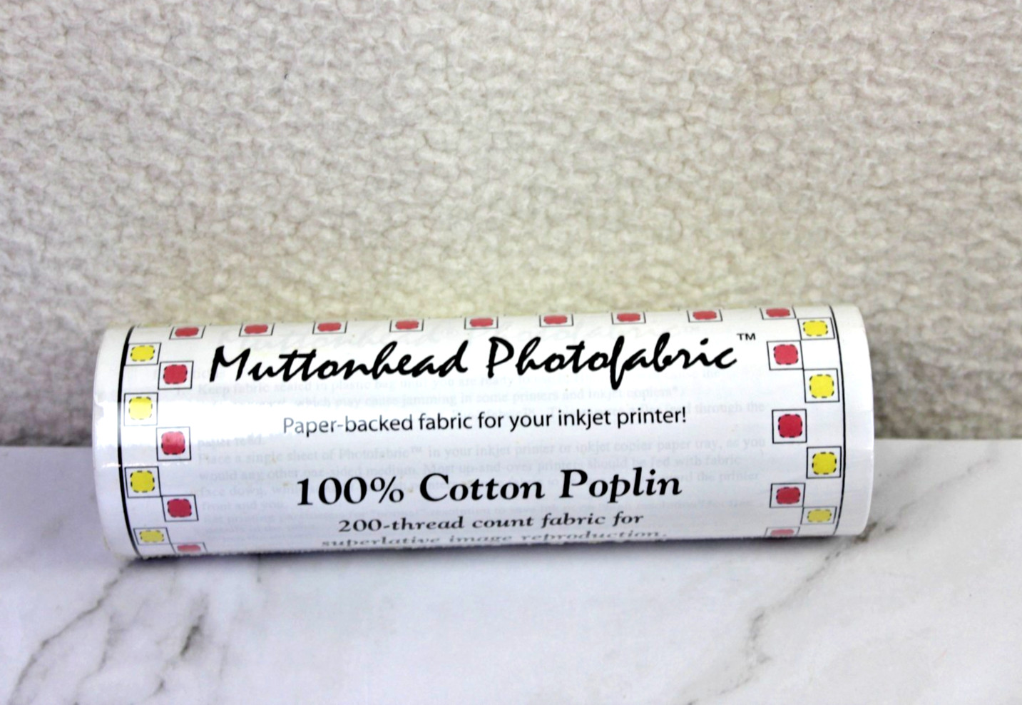 Muttonhead Photofabric 100% Printable Cotton Poplin for Inkjet Printer 8″x120″