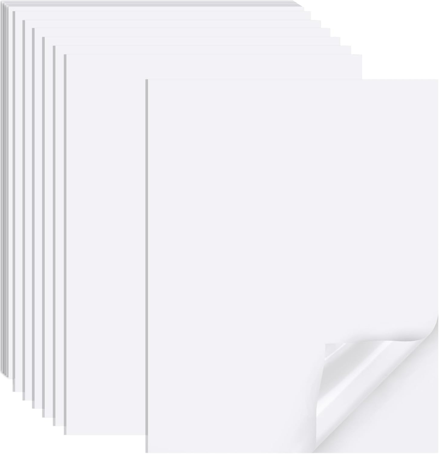 Printable Sticker Paper for Inkjet Printer 40 Sheets 8.5″ X11” Matte Sticker