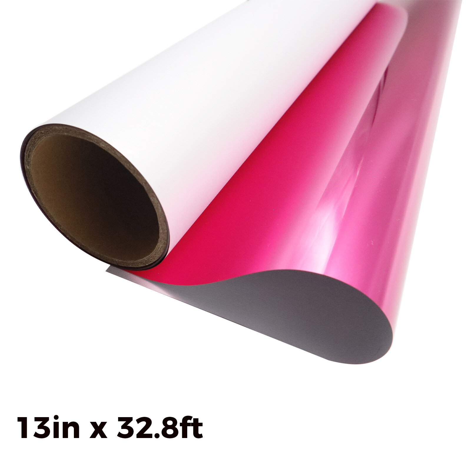 Cold Peel 13 x 32.8ft DTF Hot Pink Film Roll 13 x 164ft Roll DTF Transfer Film