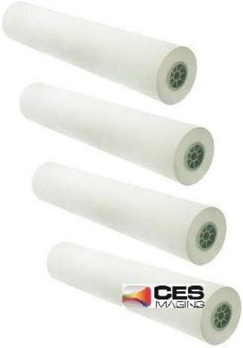 HP Designjet Plotter Paper 4 Rolls 24″ X 150′ 20lb Bond 2-in Core by