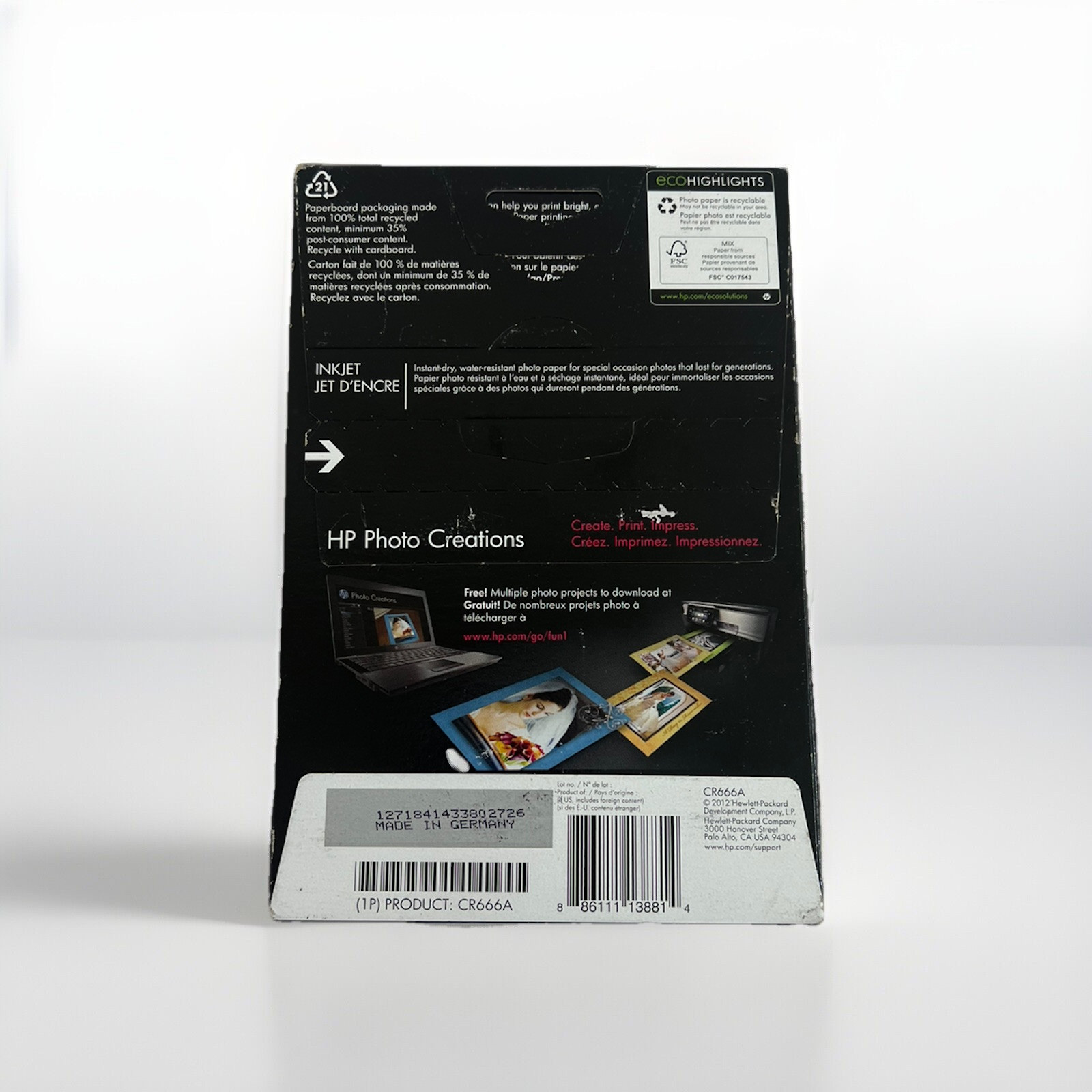 HP Premium Plus 4 x 6″ Soft Gloss Photo Paper – 100 Sheets – For All Inkjets