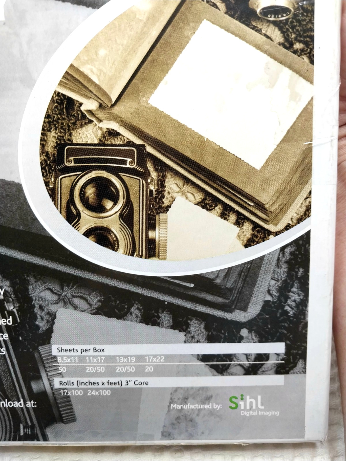 Inkpress Pro Silky Inkjet Photo Paper, 300gsm, 12mil, 95% Bright, 8.5 “x 11” 50P
