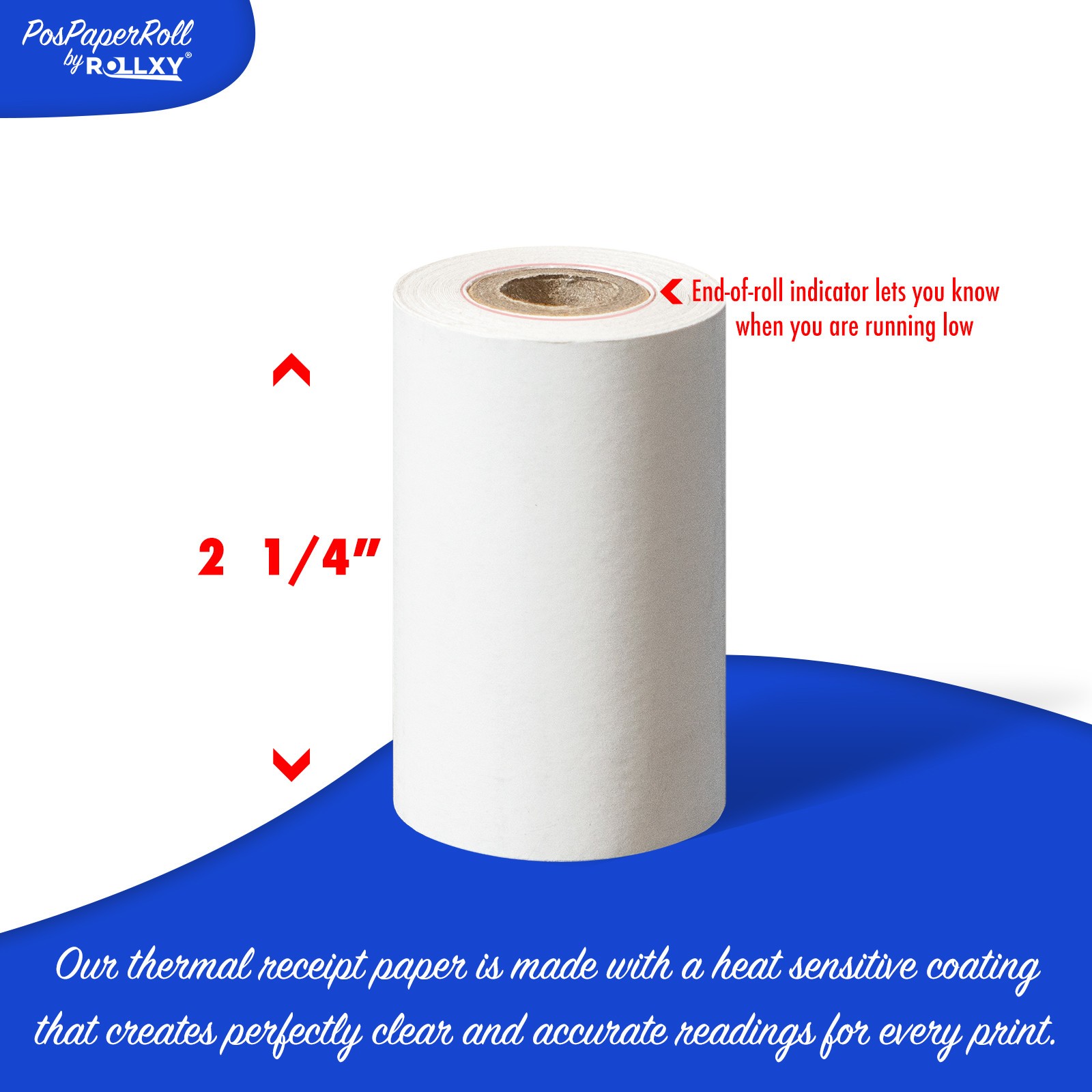 2-1/4″ x 50′ Thermal Paper for Ingenico iCT220 iCT250 i8550 TT41 TT42 50 Rolls