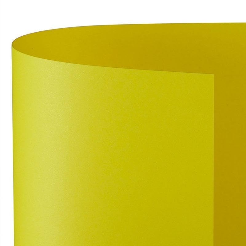 Rismaluce Small A4 50 Sheets 200gsm Colour Yellow Sun 53