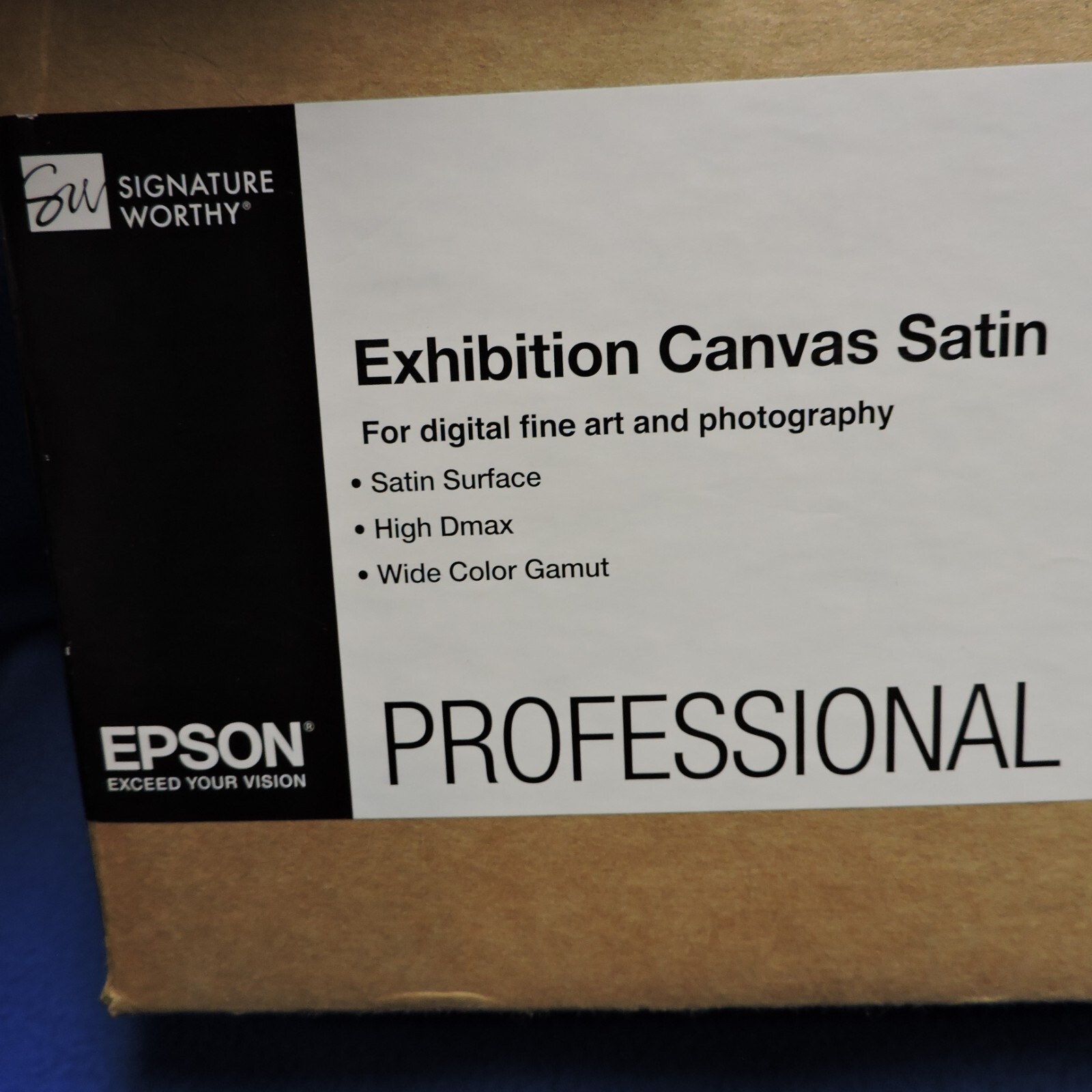Epson Exhibition Canvas Satin S045250, 24″ x 40 ft. Roll