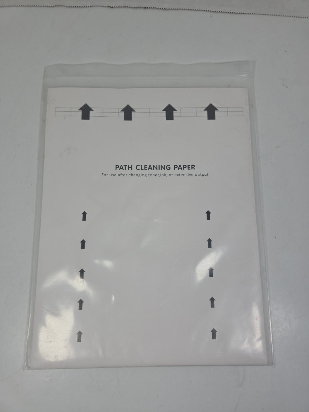 18-Pack Letter Size Printer Path Cleaning Paper Sheets | Laser and Inkjet Copier