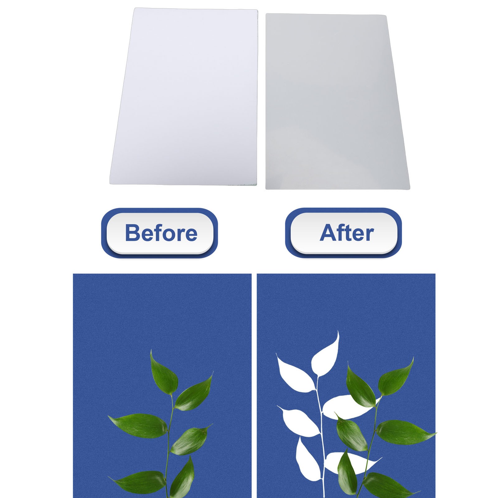 A5 Sun Print Paper Kit Cyanotype Paper 24Pcs With Pad