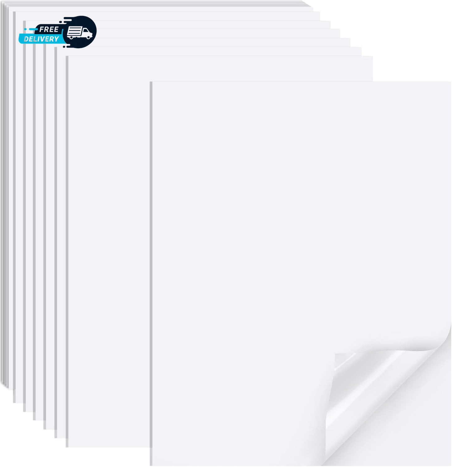 Printable Sticker Paper for Inkjet Printer 40 Sheets 8.5″X11” Matte Sticker