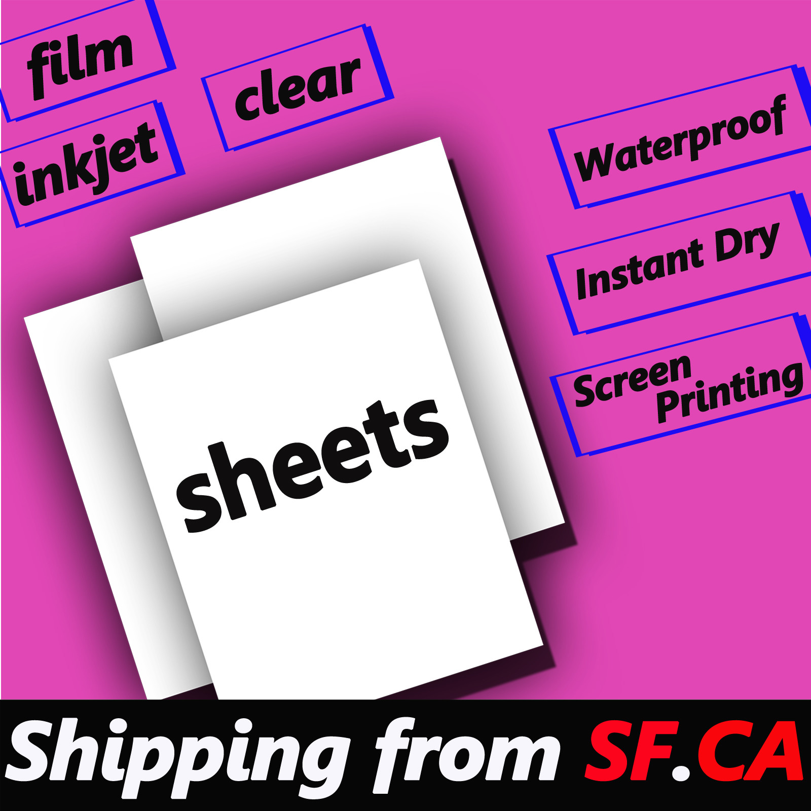 11″ x 17″ – 100 sheets，Silk screen printing film
