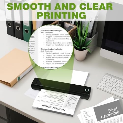 300 Sheets 8.5″x11″ Thermal Printer Paper, BPA-Free, US Letter Size, Compatible