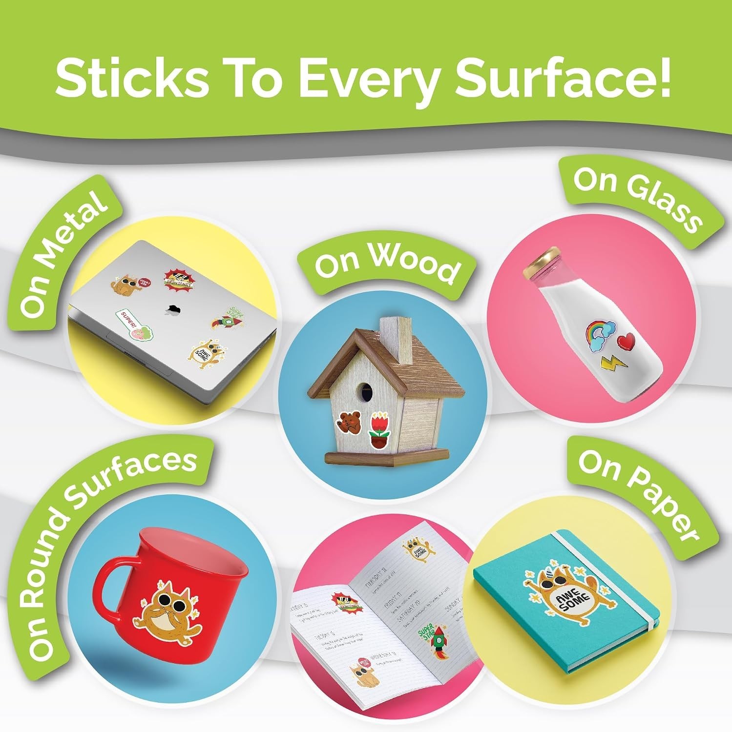 Printable Vinyl Sticker Paper for Inkjet Printer – 34 Sheets Self-Adhesive Sh…