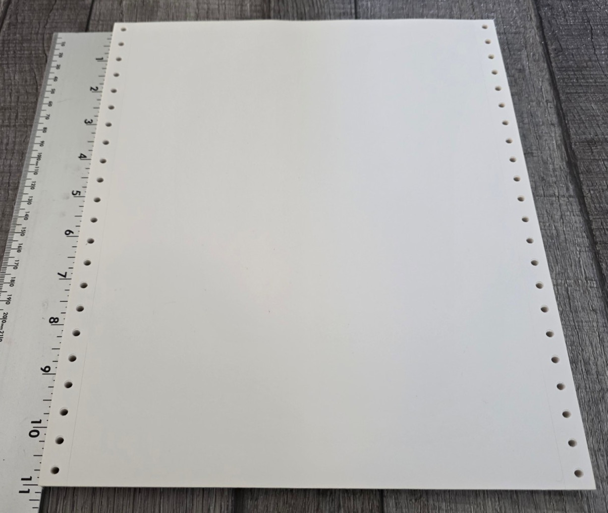 Multipart Continous Paper 9 1/2 x 11 in 100 SHEETS Tractor Feed Perforated