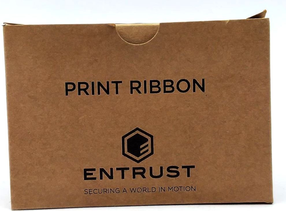 Entrust Sigma DS4 Monochrome Ribbon Cartridge Silver Metallic 525900-014 Genuine