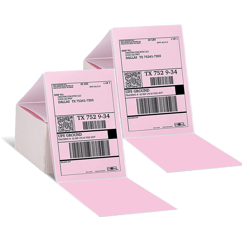 500/1000PCS 4″ x 6″ Direct Thermal Shipping Label fit for VRETTI MUNBYN Phomemo