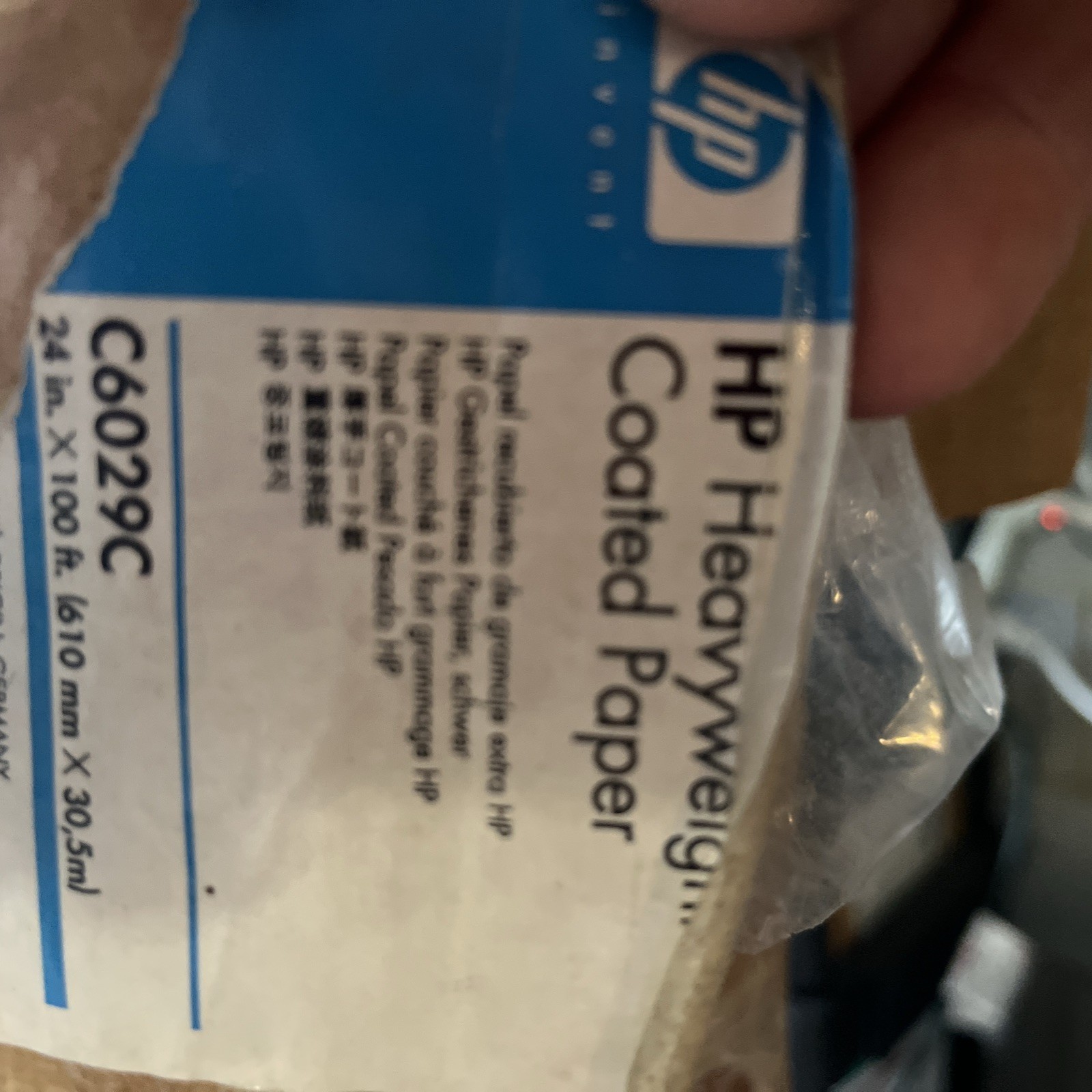 HP Heavyweight Coated Paper, Matte 1 Roll C6029C