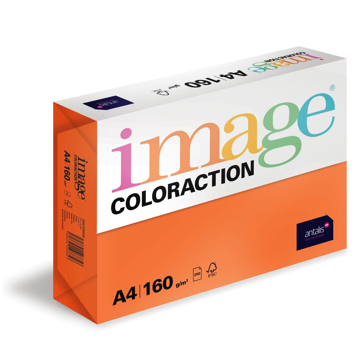 Coloraction Amsterdam Coloured Copy Paper A4, 210 x 297mm, 160gsm …