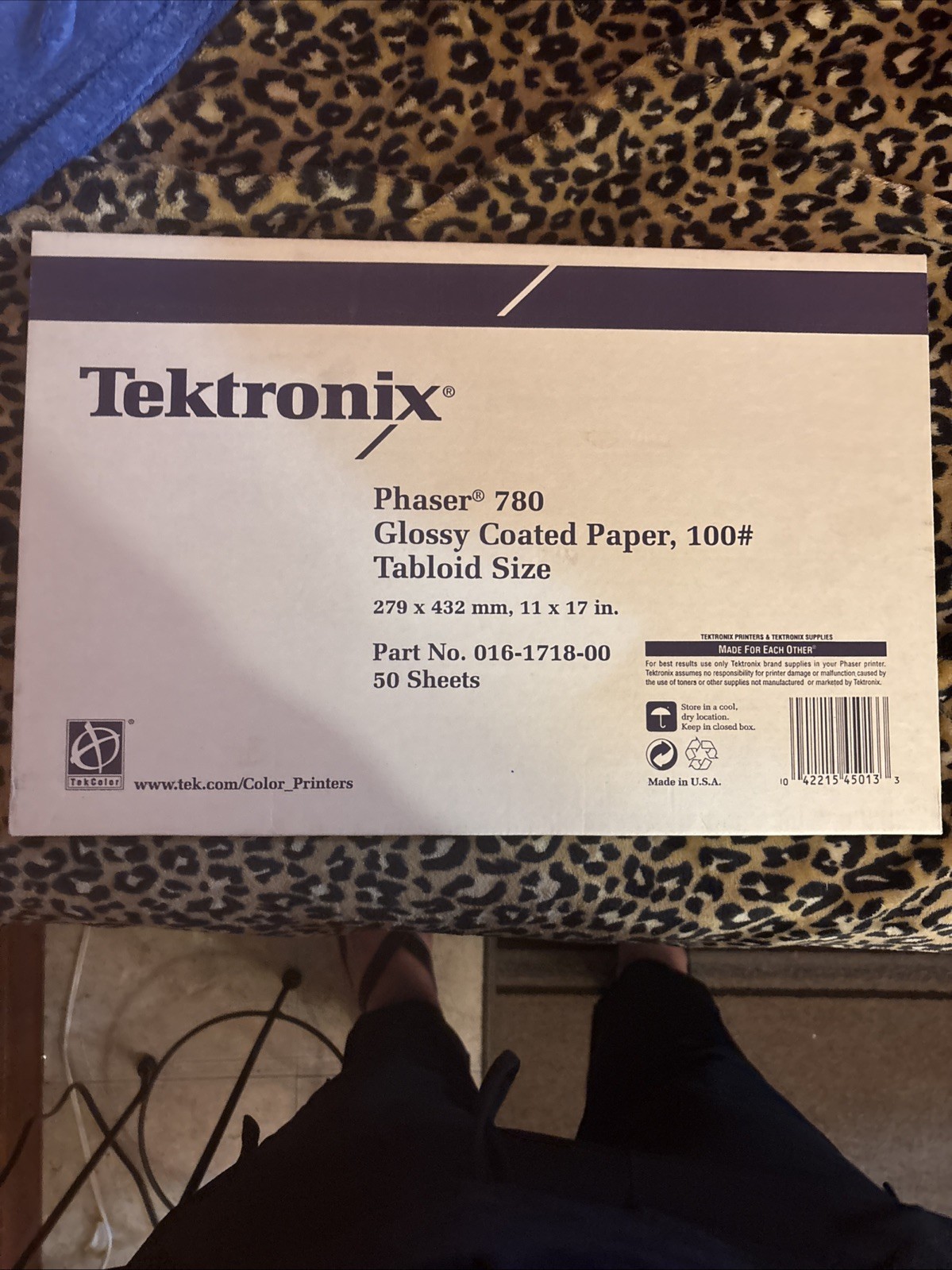 Tektronix Phaser 780 Glossy Coated Paper #number 016-1718-00 Tabloid Size