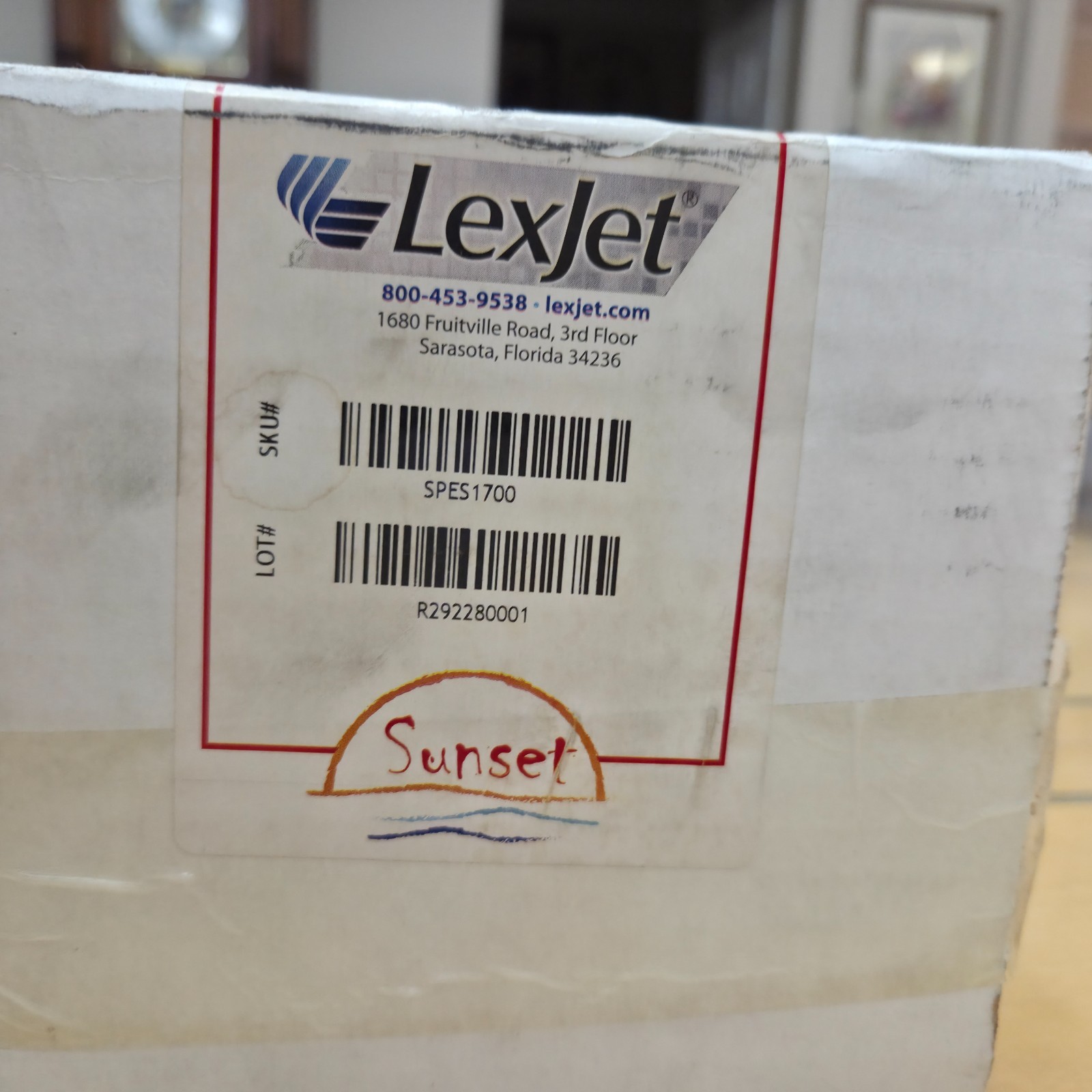 Roll LexJet Sunset Photo eSatin 300 gsm, 17″ x 100′ SKU SPES1700