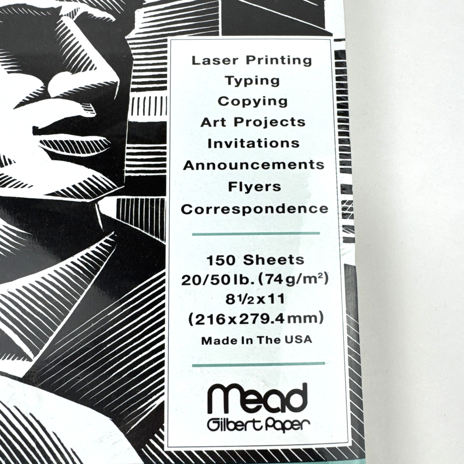 Mead Ultratech Pastels Recycled Laser Paper 5 Colors 8.5 ” X 11″