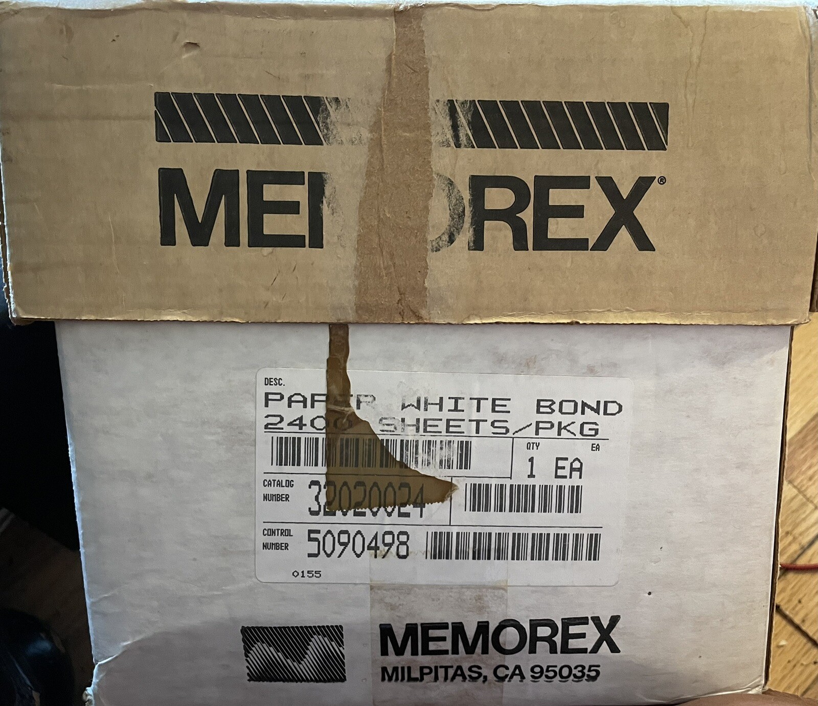 100 Sheets Memorex Continuous Computer Paper