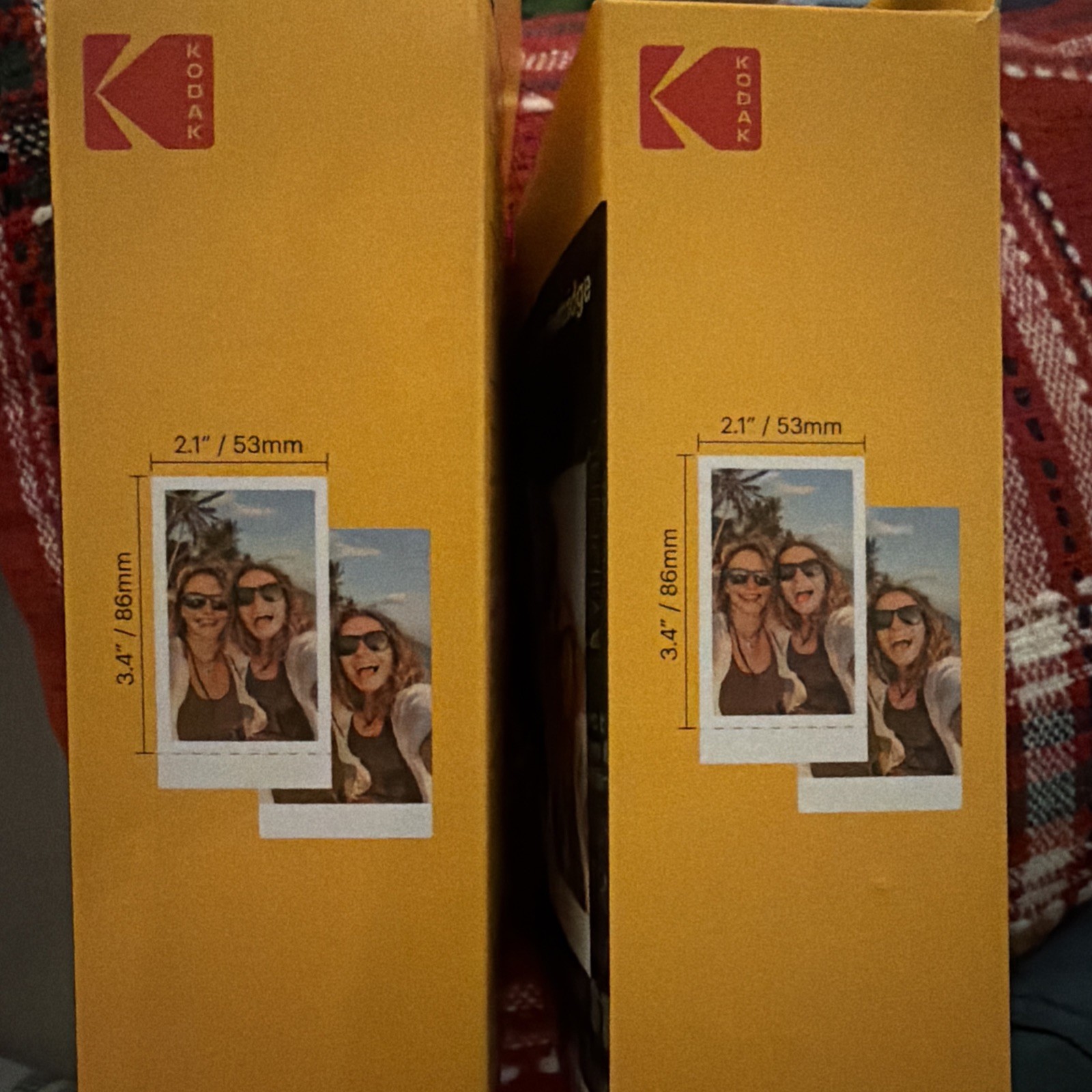 2 pack Kodak Instant Print 2.1″x 3.4″ Cartridge 60 Sheets Total (1 Sealed 1 OBox