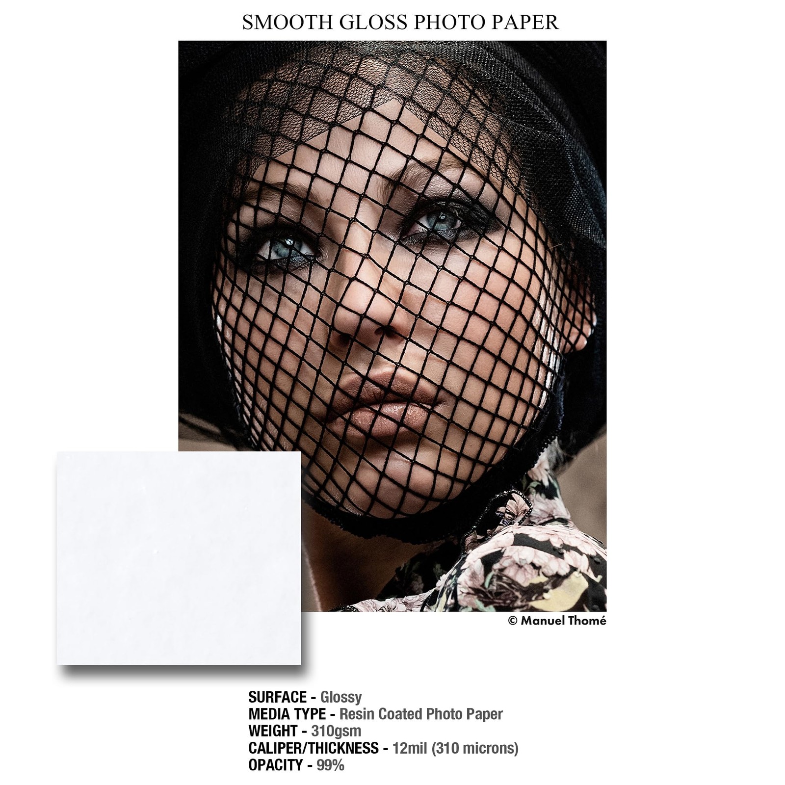 Ilford GALERIE Prestige Smooth Glossy Paper 4×6 100 Sheets 310gsm
