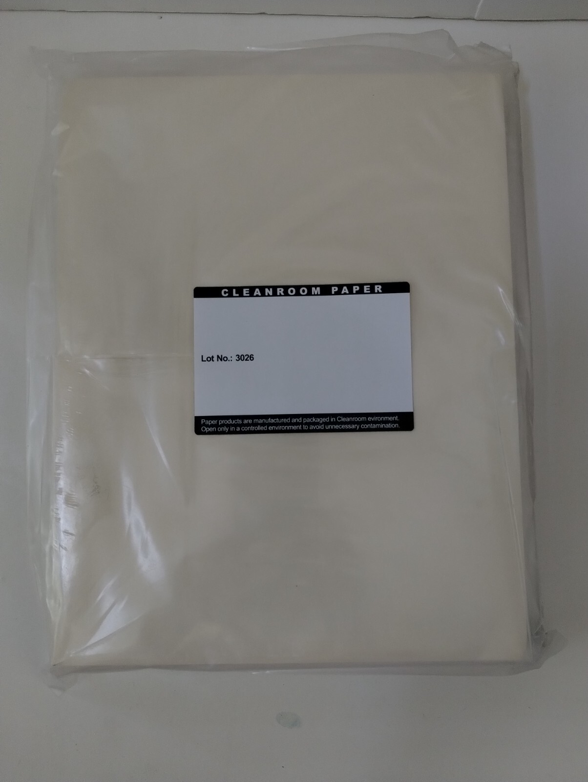CREAM color Clean Room paper NEW – 250 sheets sealed