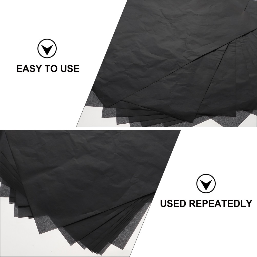 Black Carbon Transfer Paper 25Sheets Home Use Durable Tracing Paper