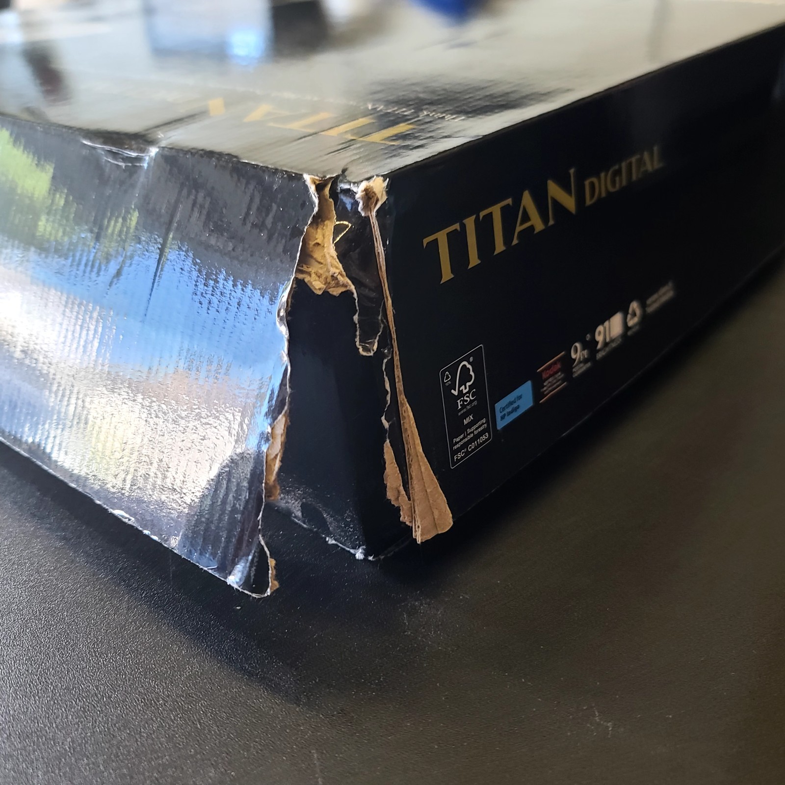Hansol Paper® Titan Digital White Dull 80 lb. Cover 66M 18×12 in. 480 Sheets
