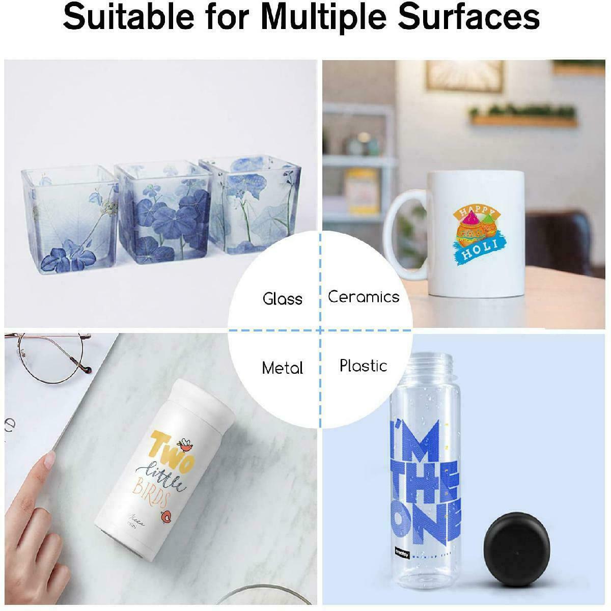 25 Sh CLEAR Waterslide Paper for Laser Water Slide Decal Transfer Mugs Nail Art