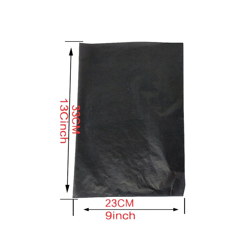 75Pcs Black Carbon Tracing Paper Reusable Durable Transfer Paper for Writing Use