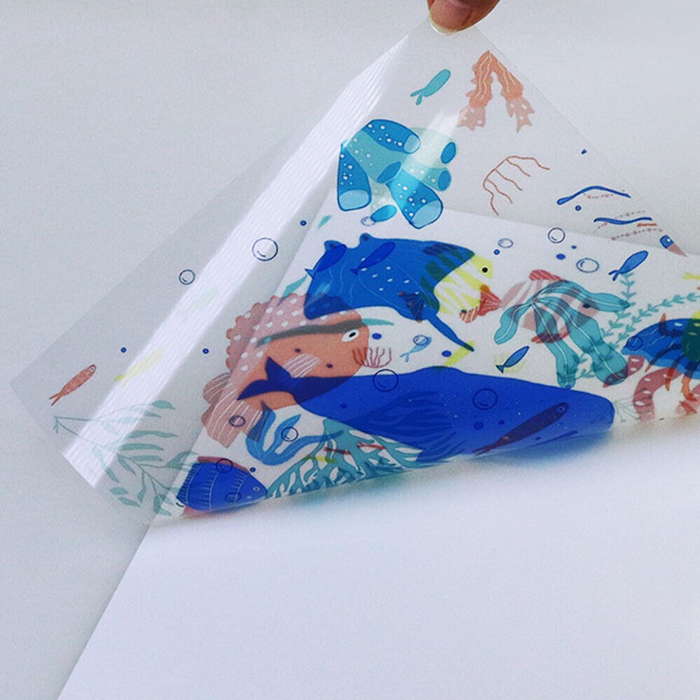 25 Sheet A4 Transparent Self Adhesive Printing Paper Stickers for Inkjet Printer